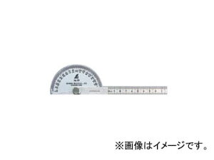V vgN^[ No.19 Vo[ 90 Ɩڐ10cm 62480 JANF4960910624801 Protractor Silver Rod Mimori