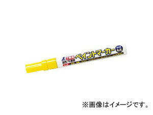 �V�������� �H���p �y�C���g�}�[�J�[ ���� �ېc �� 78416 JAN�F4960910784161 Construction paint marker medium character round core yellow