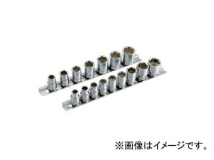 XGJQc[ Pro-Auto 3/8h DRIVE 6PT. 9PC. EF[u\PbgnK[Zbg No.101-32S JANF4989530681063 Wave socket hanger set