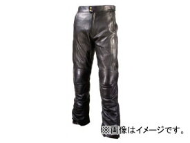2輪 ラフ＆ロード ツーリングレザーパンツ ルーズフィット ブラック RA5003LF Touring leather pants loose fit