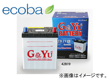 高質で安価 G＆Yu カーバッテリー ecb-60B24RS ecoba（エコバ） バッテリー本体