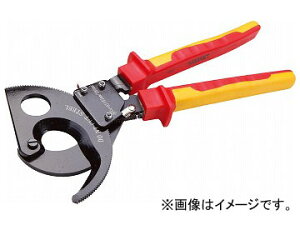 �V�O�l�b�g/SIGNET �≏���`�F�b�g�P�[�u���J�b�^�[ �i�ԁFE12024 JAN�F4545301066745 Insulated ratchet cable cutter