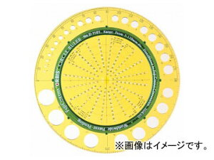 hpX/DRAPAS T[N[[ D-1101 33-041 Circle ruler