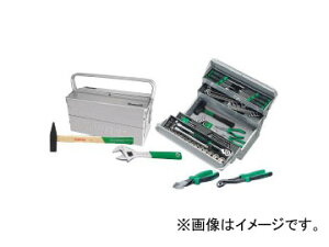 �g�b�v�g�D��/TOPTUL ���J�����^���P�[�X����H��Z�b�g 65�_ GCAZ0002 Tool set with double door metal case