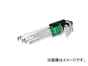 �g�b�v�g�D��/TOPTUL �{�[���|�C���g�^�C�v L�` 6�p�_�����`�Z�b�g 9pcs GAAL0916 Ballpoint type Type square bar wrench set