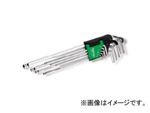�g�b�v�g�D��/TOPTUL �{�[���|�C���g�^�C�v �����O L�` 6�p�_�����`�Z�b�g 9pcs GAAL0917 Ball Point Type Long square bar wrench set
