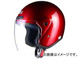 2輪 リード工業 CROSS ジェットヘルメット キャンディーレッド フリーサイズ(57〜60cm未満) CR-720 Jet helmet