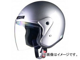 2輪 リード工業 CROSS ジェットヘルメット シルバー フリーサイズ(57〜60cm未満) CR-720 Jet helmet