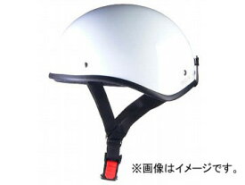 2輪 リード工業 D'LOOSE ハーフヘルメット ホワイト フリーサイズ(57〜60cm未満) D-355 Half helmet