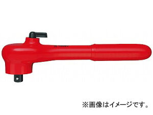 �N�j�y�b�N�X/KNIPEX �≏���`�F�b�g�n���h�� 1/2SQ �i�ԁF9841 JAN�F4003773026518 Insulated ratchet handle