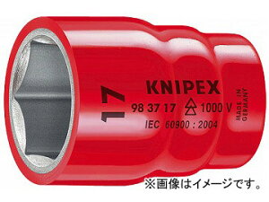 �N�j�y�b�N�X/KNIPEX �≏�\�P�b�g 3/8SQ �i�ԁF9837-19 JAN�F4003773020646 Insulated socket