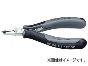 �N�j�y�b�N�X/KNIPEX �G���N�g���j�N�X�G���h�J�b�e�B���O�j�b�p�[ �i�ԁF6462-120ESD JAN�F4003773025085 Electronics end cutting nipper