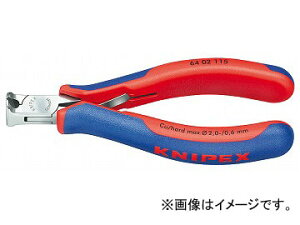 �N�j�y�b�N�X/KNIPEX �G���N�g���j�N�X�G���h�J�b�e�B���O�j�b�p�[ �i�ԁF6402-115 JAN�F4003773035343 Electronics end cutting nipper