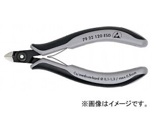 �N�j�y�b�N�X/KNIPEX �G���N�g���j�N�X�j�b�p�[ �i�ԁF7922-120ESD JAN�F4003773061618 Electronics nipper