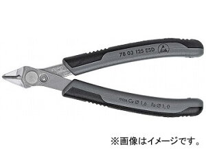 �N�j�y�b�N�X/KNIPEX �G���N�g���j�N�X�X�[�p�[�j�b�p�[ �i�ԁF7803-125ESD JAN�F4003773030188 Electronics Super Nipper