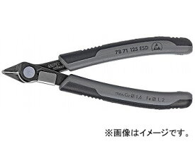 クニペックス/KNIPEX エレクトロニクススーパーニッパー 品番：7871-125ESD JAN：4003773025191 Electronics Super Nipper