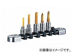 KTC �i6.3SQ�j�l�v���X�E�w�L�T�S���r�b�g�Z�b�g NTBT205A JAN�F4989433127385 Nepros Hexagon Bit Set