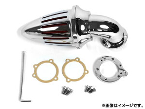 AP エアクリーナーキット クローム 砲弾型 ハーレー S&Sキャブレター AP-A227B-CR 2輪 Air cleaner kit