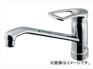 カクダイ シングルレバー混合栓(分水孔つき) 品番:117-061K JAN:4972353032778 Single lever mixer tap with water hole
