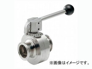 �J�N�_�C �T�j�^���[�o�^�t���C�o���u 1.5S �i�ԁF691-30-C JAN�F4972353019656 Sanitary butterfly rivalve