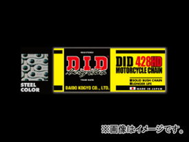 D.I.D スタンダード ノンシールチェーン スチール 124L カワサキ KLX125 125cc 2010年〜2011年 2輪 Non seal chain