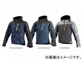 コミネ JK-590 プロテクトソフトシェルウインターパーカ Crush Blue/Black 選べる8サイズ 07-590 2輪 Protect Soft Shell Winter Parka