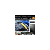AP ボンネットストライプステッカー マット調 普通車汎用 色グループ1 AP-CFMT1269 入数：1セット(5枚) B…