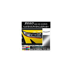 �w�b�h���C�g�A�C���C���X�e�b�J�[ �z���_ S660 JW5 2015�N04���` �}�b�g�N���[���� �I�ׂ�20�J���[ AP-MTCR2016 �����F1�Z�b�g(4��) Headlight eye line sticker