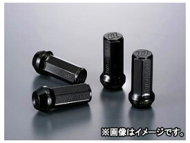 デジキャン クロモリレーシングナット ブラック 7角袋 P1.5 50mm 入数：1セット(4本入) スバル ディアスワゴン S331N/S321N 2009年09月〜 Chromoly racing nut