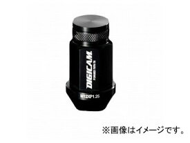 デジキャン アルミレーシングナット ブラック 19HEX袋 P1.25 45mm 入数：1セット(16本入) スズキ スイフト Aluminum racing nut