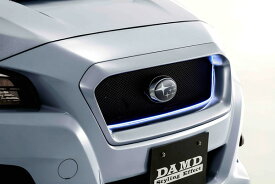 ダムド/DAMD ライトニンググリル 塗装済 LED有 スバル レヴォーグ VMG/VM4 アプライドA〜C型 2014年06月〜 選べる10塗装色 選べる2LEDカラー Lightning grill
