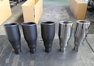 サクソン/SUXON マフラー チッピング塗装 ブラック サイド1本出し HLD-125 トヨタ ハイラックス QDF-GUN125 2GD 新型(前期) 2393cc Scarf