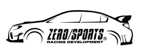 ゼロスポーツ/ZERO SPORTS デザインステッカー ホワイト 180mm×53mm DS-2 1453302 Design sticker