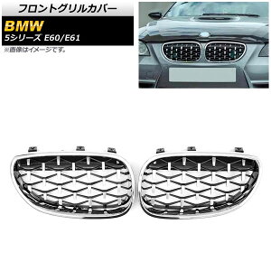 tgOJo[ BMW 5V[Y E60/E61 2003N`2009N Vo[ ABS AP-FG329-SI F1Zbg(2) Front grill cover