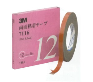 X[G/3M ʔSe[v7116 O[ 1.6mm×12mm×5m F1(1) 711612AAD Double sided adhesive tape
