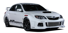 ブリッツ/BLITZ エアロスピードRコンセプト フロントバンパースポイラー 未塗装 スバル インプレッサ WRX STI Front bumper spoiler