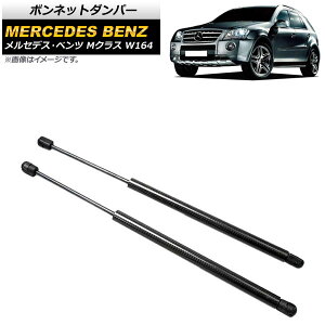 �{���l�b�g�_���p�[ �����Z�f�X�E�x���c M�N���X W164 2005�N�`2012�N �u���b�N �J�[�{���t�@�C�o�[�� AP-4T887-BK �����F1�Z�b�g(2��) Bonnet damper