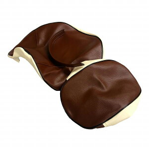 アルバ/ALBA 国産シートカバー 茶/白 張替タイプ KCH4018-C32 カワサキ エストレア250 250cc 2輪 Domestic seat cover