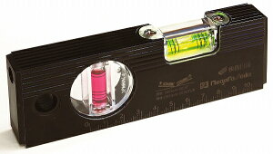 �V�����@ SK �����̓A���~���x�� �� 150mm ���i�ڐ��t MAL-150BKD Super magnetic force aluminum level