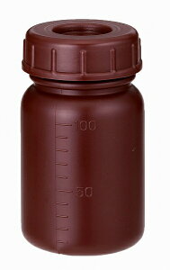新潟精機 BeHAUS 広口茶色ビン 100ml BWB-100 Hiroguchi Brown Bin