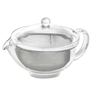 曙産業 クリアティーポット ステンレスメッシュ 280ml 落としても割れない!お茶の様子が良く見えるクリアな本体! TW-3721