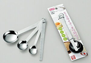 味わい食房 計量スプーン 15cc/5cc/2.5cc 入数:1セット(4本組) AKS-624 measuring spoon