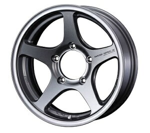 WEDS ADVENTURE HASE SPEC II zC[ LIGHT GUNMETALLIC 16C`×5.5J {22 5H139.7 F1䕪(4{) 39410 wheel