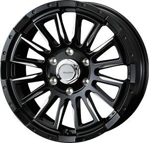 WEDS ADVENTURE MCCOYS RV-5 zC[ BLACK MILLING 16C`×6.5J {38 6H139.7 F1䕪(4{) 40983 wheel
