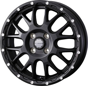WEDS ADVENTURE MUD VANCE 08 zC[ FLINT BLACK 14C`×4.5J {45 4H100 F1䕪(4{) 41121 wheel