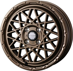WEDS ADVENTURE MUD VANCE 09 zC[ MAT BRONZE 14C`×5.0J {35 4H100 F1䕪(4{) 41154 wheel