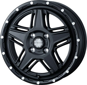 WEDS ADVENTURE MUD VANCE 07 zC[ FULL MAT BLACK 12C`×4.0J {40 4H100 F1䕪(4{) 40528 wheel
