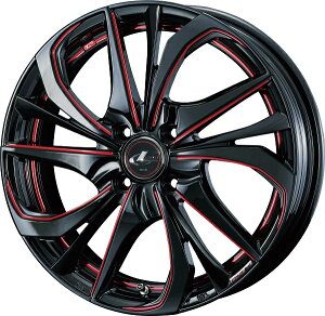 LEONIS TE zC[ BK/SC RED 16C`×5.0J {45 4H100 F1䕪(4{) 38745 wheel
