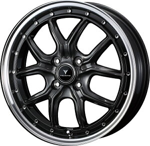 NOVARIS ASSET S1 zC[ GUN-META/RIM POLISH 16C`×5.0J {45 4H100 F1䕪(4{) 41340 wheel