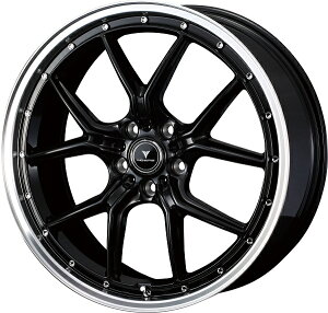 NOVARIS ASSET S1 zC[ BLACK/RIM POLISH 20C`×8.5J {35 5H114.3 F1䕪(4{) 41337 wheel